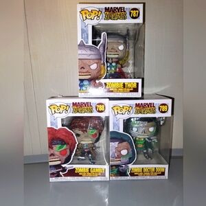 (J22) FUNKO Marvel Zombie 3 total bundle